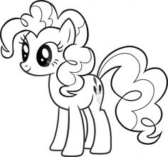 Kolorowanka kucyk Pinkie Pie